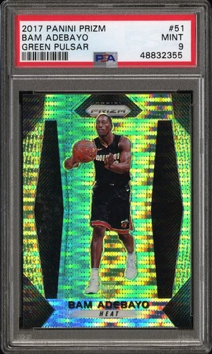 2017-18 Prizm Bam Adebayo Pink Pulsar /42 PSA 10